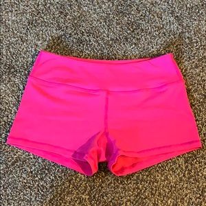 Savage Barbell Booty Shorts- Atomic Raspberry